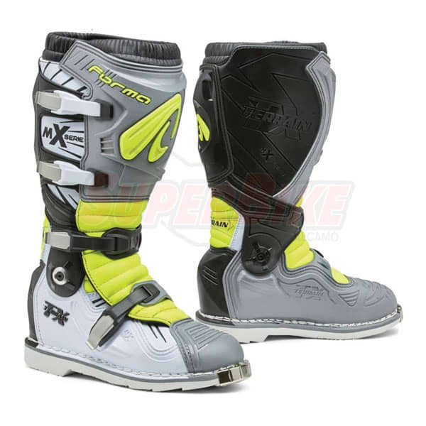 STIVALI TERRAIN TX GRAY WHITE YELLOW FLUO 159878