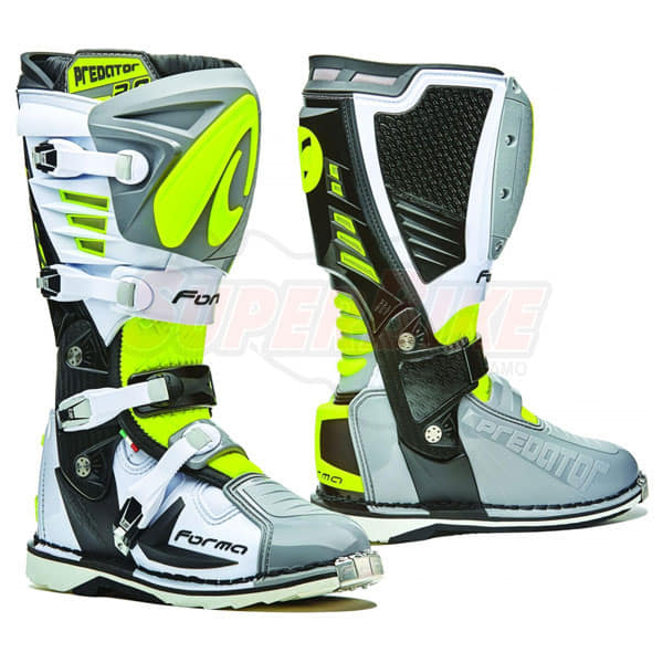 STIVALI PREDATOR 2.0 GRAY WHITE YELLOW FLUO 159878 - Clicca l'immagine per chiudere