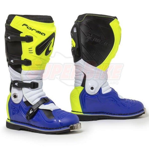 STIVALI FORMA TERRAIN EVOLUTION TX YELLOW FLUO-WHITE-BLUE - Clicca l'immagine per chiudere