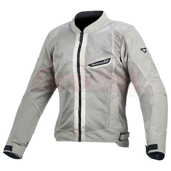 GIACCA DA MOTO MACNA VELOCITY LADIES GRIGIO CHIARO