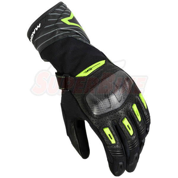 GUANTI MOTO MACNA TEMPO NERO GIALLO GUANTI MOTO MACNA TEMPO NERO GIALLO