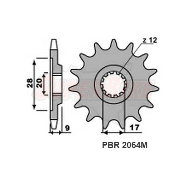 PIGNONE HM Z12 18NC (9)+SCASSO C428