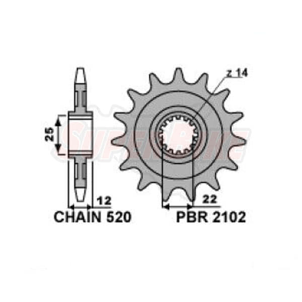 PIGNONI GAS GAS Z13 18NC C.520