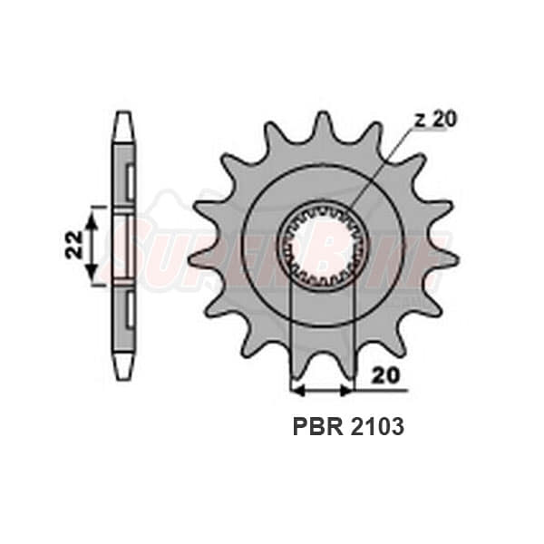 PIGNONI Z12 YZ250F/WR250F 18N C.520