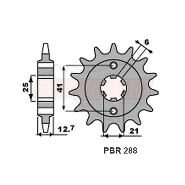 PIGNONE TRASMISSIONE 17 DENTI PASSO 530 HONDA