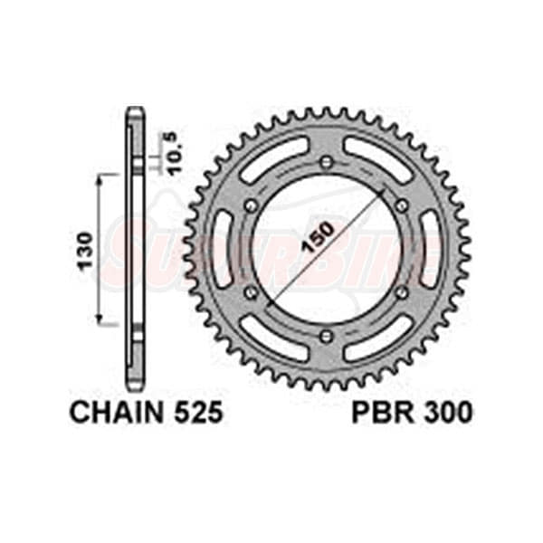 CORONA ACCIAIO Z42 H.600 TRANSALP