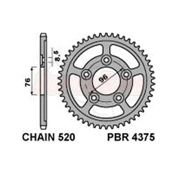 CORONA ACCIAIO Z43 CAGIVA - Clicca l'immagine per chiudere