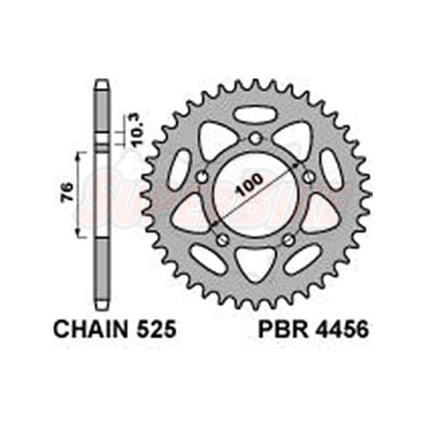 CORONA ACCIAIO BENELLI Z44 C. 525 - Clicca l'immagine per chiudere