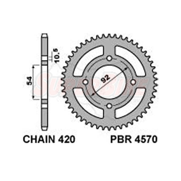 CORONA FERRO MBK YAM TZR 50