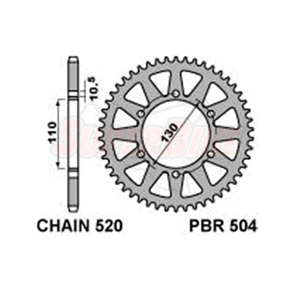 CORONA ERGAL DURO NERO Z48 C.520 - Clicca l'immagine per chiudere