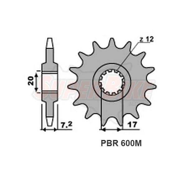 PIGNONE Z13 18NC C.420 - Clicca l'immagine per chiudere