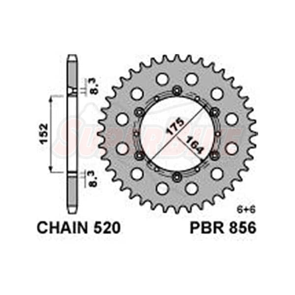 CORONA ERGAL Z49 C.520 YAMAHA - Clicca l'immagine per chiudere