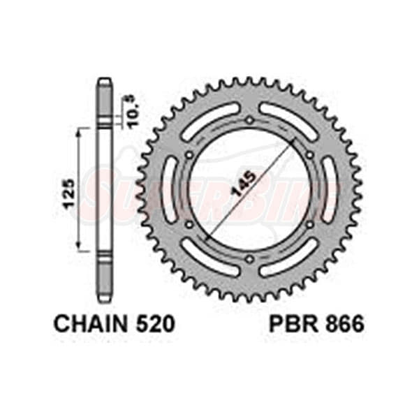 CORONA ACCIAIO Z47 C.520 YAMAHa - Clicca l'immagine per chiudere