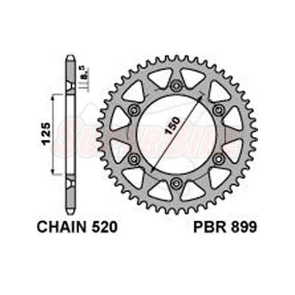 CORONA KTM TWINCOLOR Z48 ERGAL DURO BLU NERO