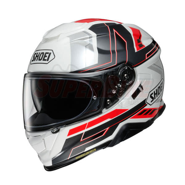 CASCO SHOEI GT AIR 2 APERTURE BIANCO ROSSO - Clicca l'immagine per chiudere