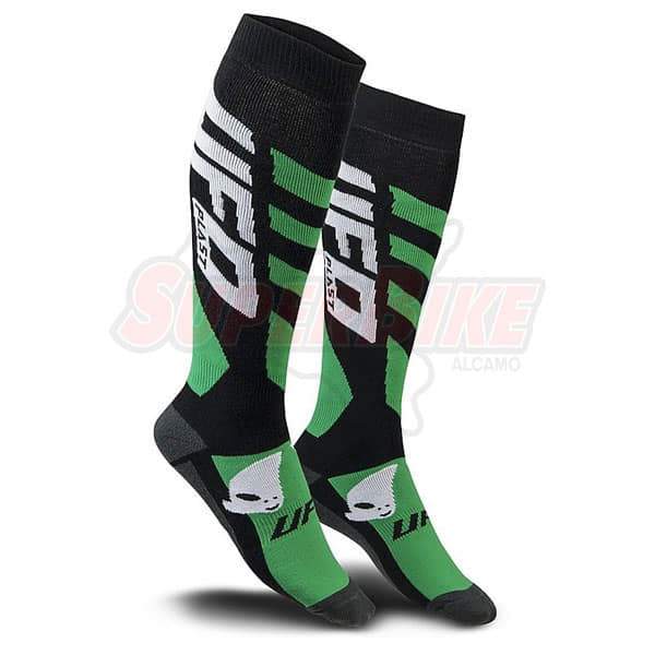 CALZE MOTO TECNICHE OFF-ROAD NERO VERDE - Clicca l'immagine per chiudere