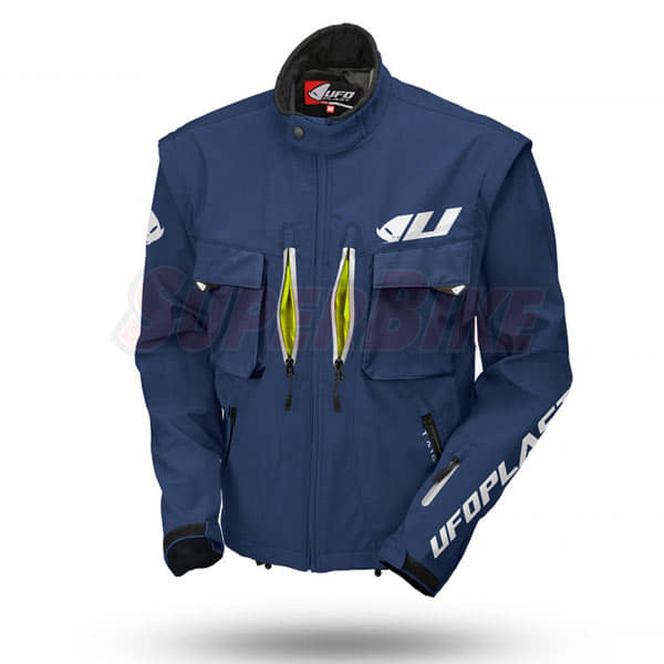 GIACCA ENDURO TAIGA BLU MANICHE STACCABILI