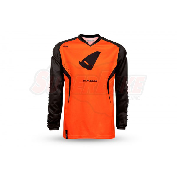 MAGLIA BAMBORG NERO ARANCIO (KF)