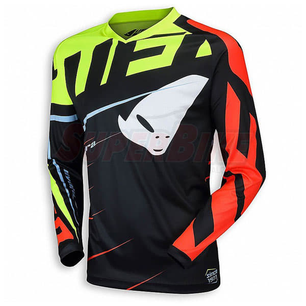 MAGLIA CROSS HYDRA ROSSO FLUO